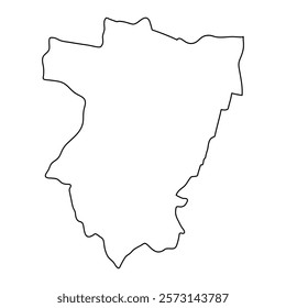 Tucuman Province map, administrative division of Argentina. Vector illustration.