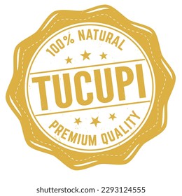 Tucupi grunge rubber stamp on white background, vector illustration
