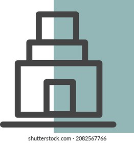 Tudor house, illustration, vector, on a white background.