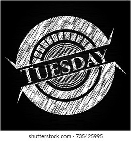 Tuesday chalk emblem