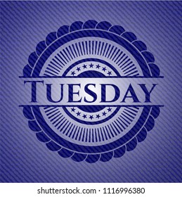 Tuesday denim background