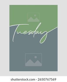 tuesday episode with image place holder for sustainability design