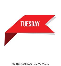 tuesday icon with white background