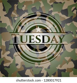 Tuesday on camo pattern