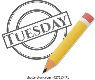 Tuesday pencil draw