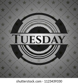 Tuesday realistic black emblem