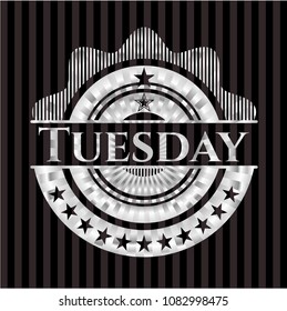  Tuesday silver badge or emblem