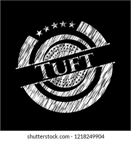 Tuft chalkboard emblem