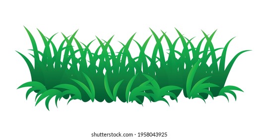 Tuft of grass vector illustration.