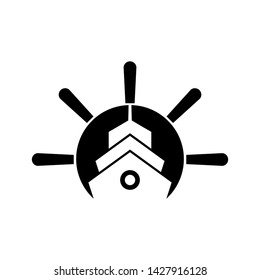 tugboat ship logo designs vector