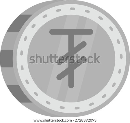 Tugrik Line vector Icon Design