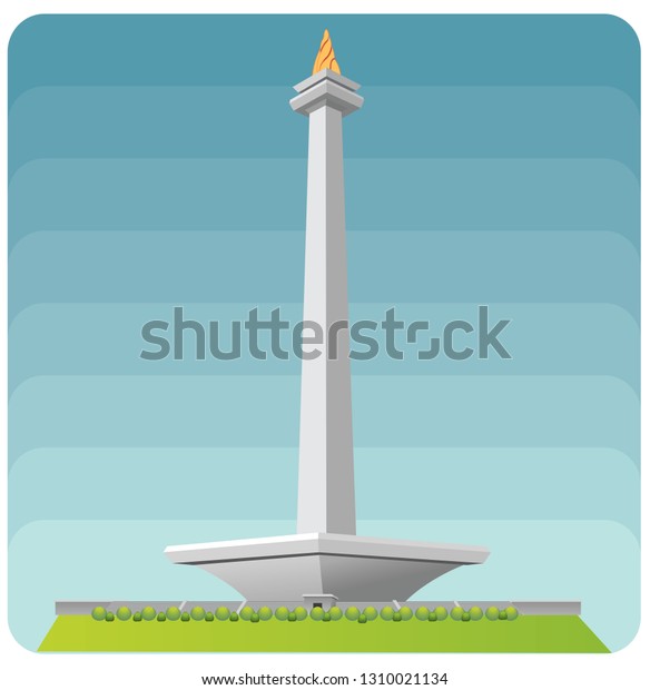 tugu monas vector stock vector royalty free 1310021134 https www shutterstock com image vector tugu monas vector 1310021134