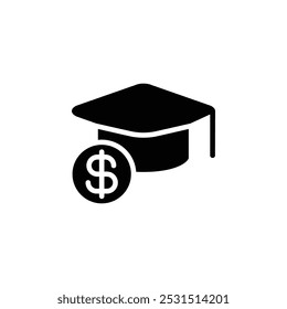 tuition fee icon web design in vector