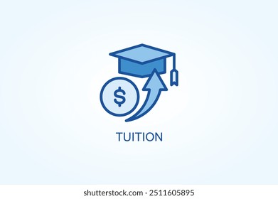 Ilustración de Vector de matrícula o símbolo de logotipo