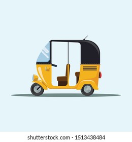 tuk tuk tricycle thailand vector