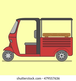 tuktuk vector