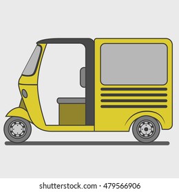 tuktuk vector