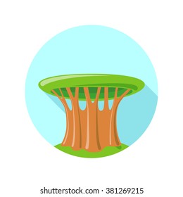 Tule tree icon