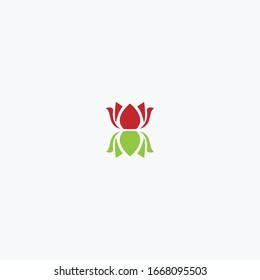 Tulip Abstraktes Logo Symboldesign in Vektorillustration 