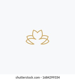 Tulip Abstract logo icon template design in Vector illustration 
