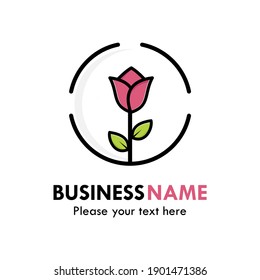 Tulip-Design-Logo-Vorlage Illustration