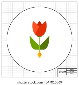 Tulip flat icon
