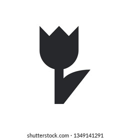tulip flat vector icon
