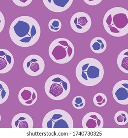 Punto de polka floral tulipán. Repetición del vector. Ideal para la decoración en casa, envoltura, raspado, papel pintado, regalo, niños, ropa. 
