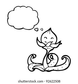 caricatura de flor tulipán