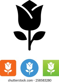 Tulip flower icon