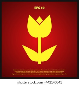 tulip flower icon