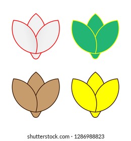Tulip Flower Logo useful, editable. And printable Perfect for use in a wide range of new media templates: Web Marketing Agency, Social Media Services Showcase, Online Marketing Apps, and Web.