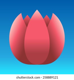 Tulip Flower Vector Icon