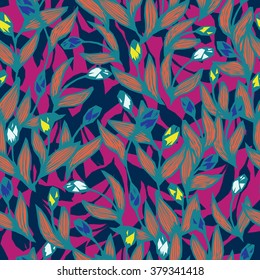 Tulip flowers pattern