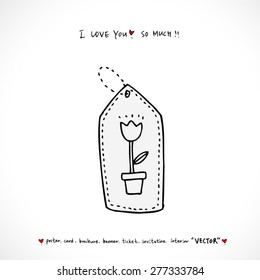 tulip / Hand drawn illustrations - vector