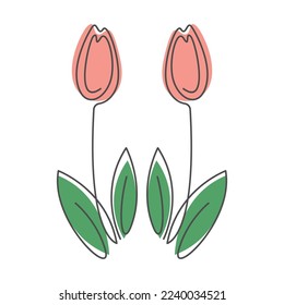 Tulip icon design vector illustration
