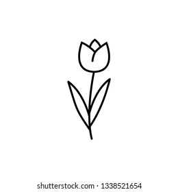 Tulip icon. Element of web icon for mobile concept and web apps- illustration