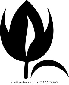 Tulip icon, EPS 10 illustration