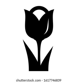 tulip icon isolated sign symbol vector illustration - high quality black style vector icons
