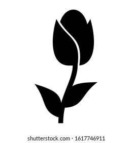 tulip icon isolated sign symbol vector illustration - high quality black style vector icons
