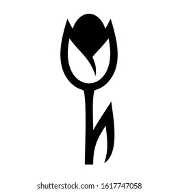 tulip icon isolated sign symbol vector illustration - high quality black style vector icons
