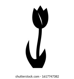 tulip icon isolated sign symbol vector illustration - high quality black style vector icons

