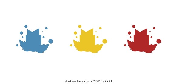 tulip icon on a white background, vector illustration