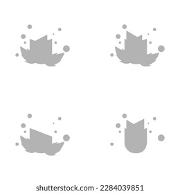 tulip icon on a white background, vector illustration
