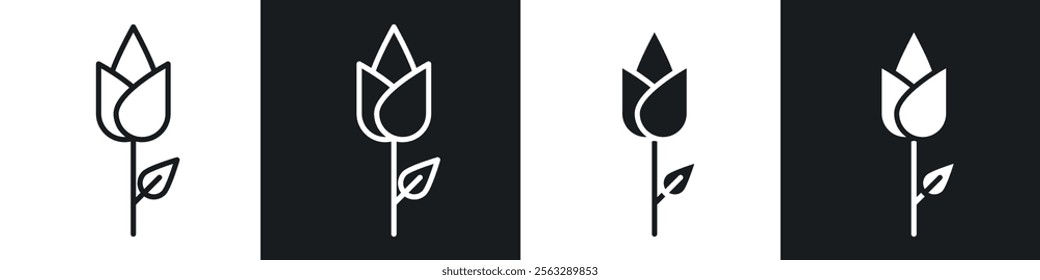 Tulip icon pack for app and website ui designs.