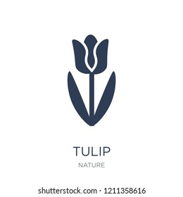 Tulip icon. Trendy flat vector Tulip icon on white background from nature collection, vector illustration can be use for web and mobile, eps10