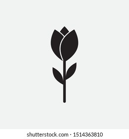 Tulip icon vector design illustration