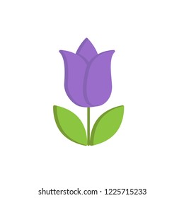 tulip icon vector. flower flat icon