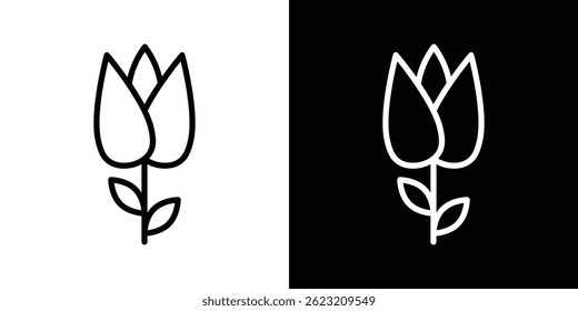 Tulip icon vector illustration for web and mobile