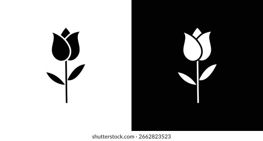 Tulip icon Vector scalable graphics